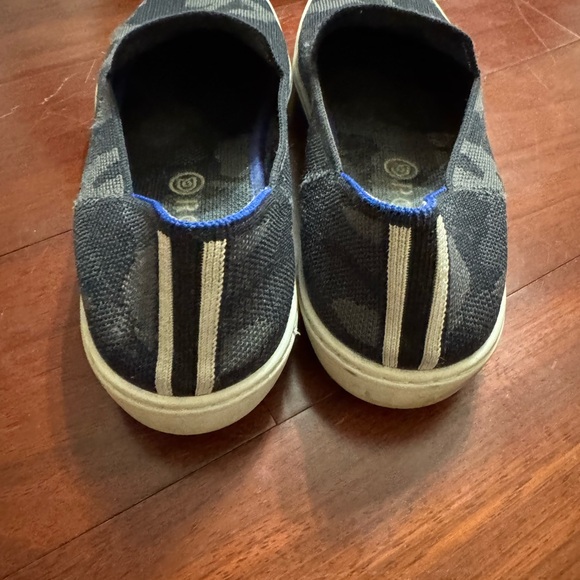 Rothy's Black Camo Slip-On Sneakers - Picture 3 of 4